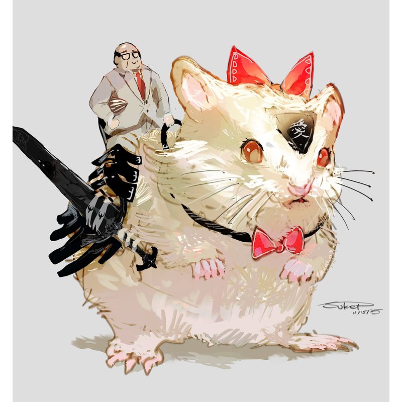 ハムスター　騎乗装備